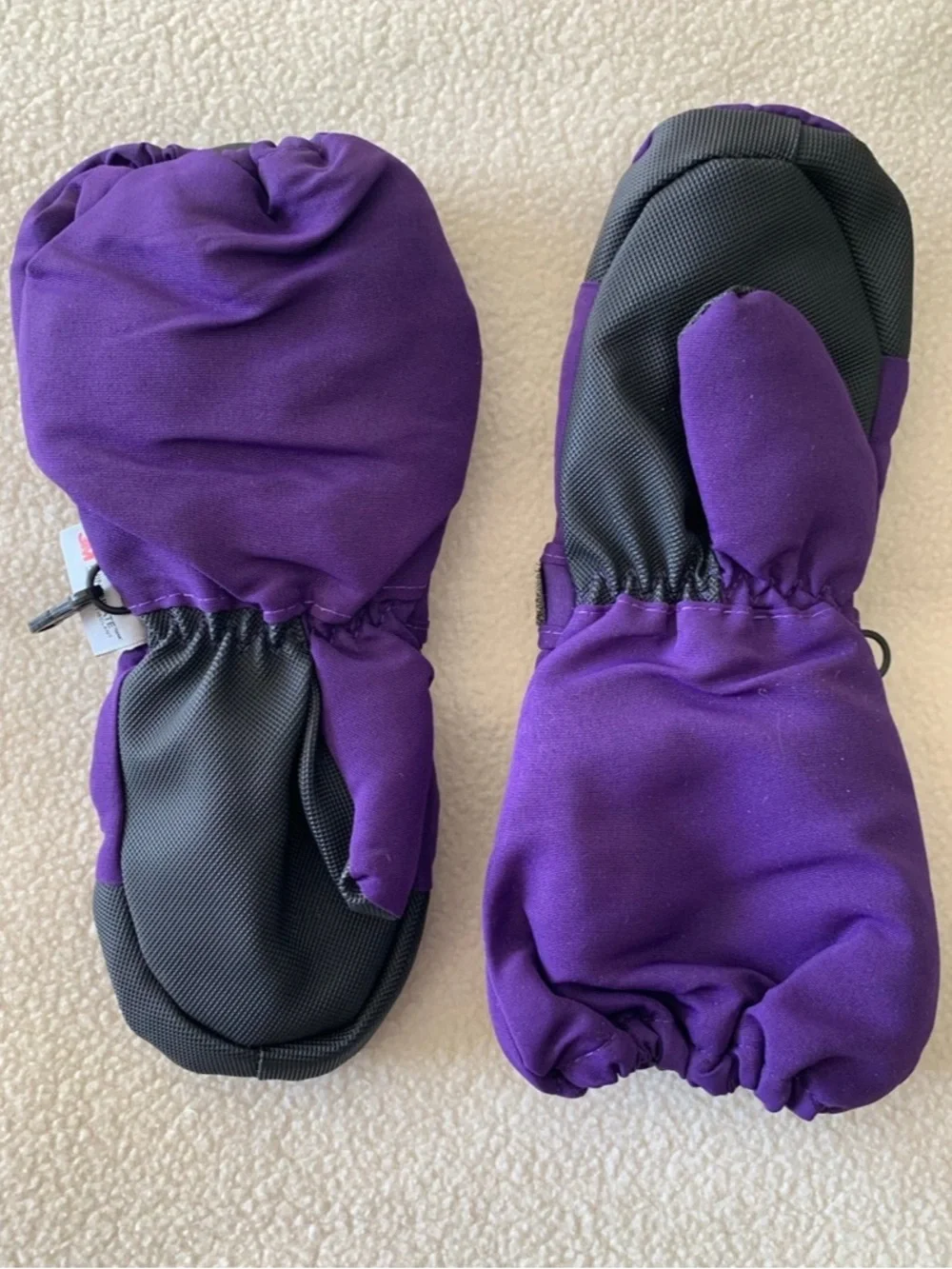 Purple Kids Winter Mittens